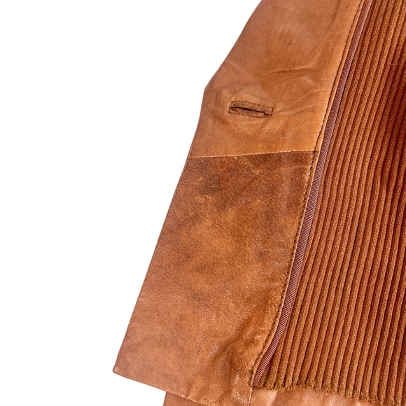 Juicy Couture Soft Brown Leather Jacket, Size: Petite - Picture 9 of 15